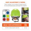 image:imageErgodyne Skullerz 8976 Type 2 Safety Helmet Class E Type II Hard HatLime