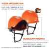 image:imageErgodyne Skullerz 8976 Type 2 Safety Helmet Class E Type II Hard HatOrange