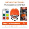 image:imageErgodyne Skullerz 8976 Type 2 Safety Helmet Class E Type II Hard HatOrange