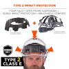 image:imageErgodyne Skullerz 8977 Type 2 Vented Safety Helmet Class C Type II Hard HatLime