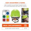 image:imageErgodyne Skullerz 8977 Type 2 Vented Safety Helmet Class C Type II Hard HatLime