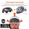 image:imageErgodyne Skullerz 8977 Type 2 Vented Safety Helmet Class C Type II Hard HatOrange
