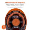 image:imageErgodyne Skullerz 8977 Type 2 Vented Safety Helmet Class C Type II Hard HatOrange