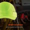 image:imageSafety Bump Cap with LED Brim Lighting Baseball Hat Style Short Brim Ergodyne Skullerz 8960Lime