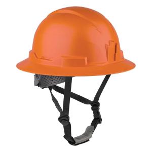 image:imageErgodyne Skullerz 8963 Full Brim Safety Helmet Type 2 Class E Hard Hat with Chin Strap ANSIISEA Z8912014Orange