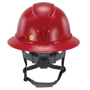 image:imageErgodyne Skullerz 8963MIPS Full Brim Safety Helmet with MIPS Type 2 Class E Hard Hat with Chin StrapRed