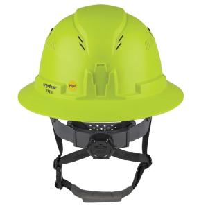 image:imageErgodyne Skullerz 8964MIPS Full Brim Safety Helmet with MIPS Type 2 Class C Hard Hat with Chin StrapLime
