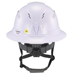 image:imageErgodyne Skullerz 8964MIPS Full Brim Safety Helmet with MIPS Type 2 Class C Hard Hat with Chin StrapWhite