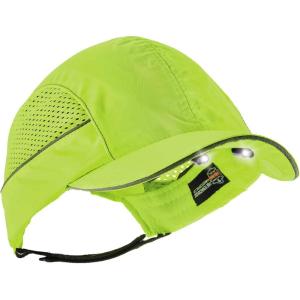 image:imageSafety Bump Cap with LED Brim LightingLime