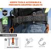 image:imageErgodyne 5558 Padded Tool Belt with Tool Tethering Attachments Extra Wide 7 inch Padding with Pocket for HotCold PacksXSS