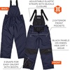 image:imageErgodyne Unisex Nferno 6462 Essential Insulated Freezer Bib OverallsNavy